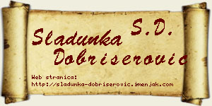 Sladunka Dobrišerović vizit kartica